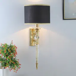 kapoor lampshades Aberdeenshire Metal Wallchieres (Gold)-picture-42