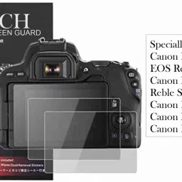KANCHA Edge To Edge Tempered Glass for Canon EOS 200D, EOS Rebel Sl2, Canon EOS 250D, Reble SL3, Canon EOS M50, Canon EOS M100, Canon EOS 200D II-image-48