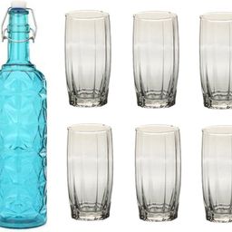 somil Combo Of Bottle And Glass Set -A191 Jug Bottle Glass Set-picture-29