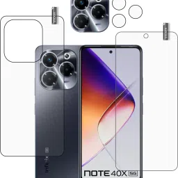 BOMGUARD Front and Back Tempered Glass for INFINIX NOTE 4OX 5G With Camera Lens Protector-picture-0