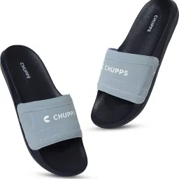 chupps Craft Navy/Grey Men's Comfortable Slides & Flip Flop Men Slides image 2