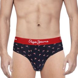 Pepe Jeans Men Blue Printed Brief 8904311300915-picture-34