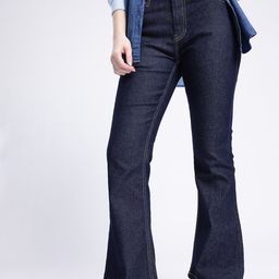 glitchez Women Street Chic Slim Flared Jeans-image-59