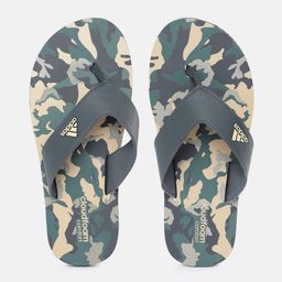 ADIDAS Men Camouflaged Print Thong Flip-Flops-14