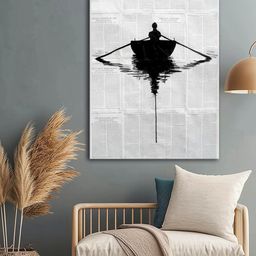 999Store Grey & Black Canvas Wall Art-image-89