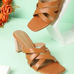 DressBerry Strappy Block Heel-19