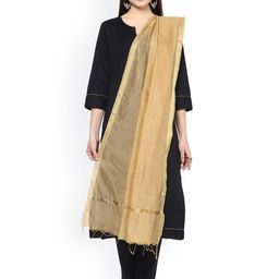 Dupatta Bazaar Beige Silk Dupatta-20