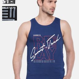 Force NXT Pack of 3 Printed Super Combed Cotton Tank Vests-image-12