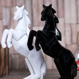 GW CREATIONS Multicoloured Horse Figurine Showpiece-picture-0