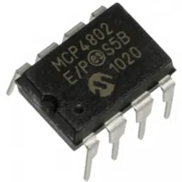 MCP4802 8 Bit Dual Voltage Digital to Analog Converter (DAC) with SPI Interface IC DIP-8 Package-13