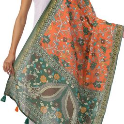 Kaizen TEXO FAB Kalamkari Printed Dupatta image 2
