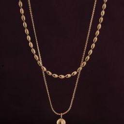 PALMONAS Gold-Plated Layered Necklace image 2