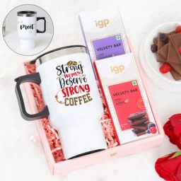 Strong Women Deserve Strong Coffee - Personalized Gift Hamper-image-15