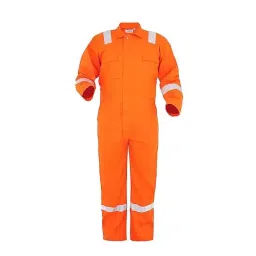 Robustt Cotton Boiler Suit with Pockets M Size Orange-picture-30