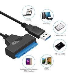 Supports up to 6 GB/S - 45cm HDD/SSD With Plug & Play Durable Material Super Fast Transfer - RS3772Supports up to 6 GB/S - 45cm HDD/SSD With Plug & Play Durable Material Super Fast Transfer - RS3772 image 2