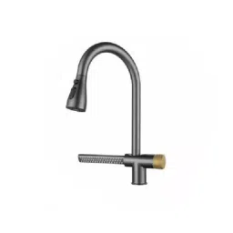 Rigwell Lifetime Sink Mixer Tap Stainless Steel Brushed Finish Black, RL-SM-PO-WTRFL-BKL-image-53