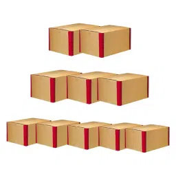 JIA INDUSTRIES 5 Ply Red Large Corrugated Packing Boxes with Reinforced Edges (Pack of 10 Box)-image-97
