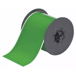 BRADY Continuous Label Roll 4 inch Width Polyester Green, 6UMZ1 (Roll of 100 Feet)-97