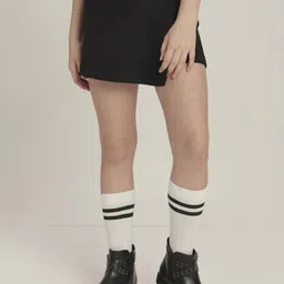 Vero Moda Girls Mid Rise Pure Cotton Mini Skorts-picture-18
