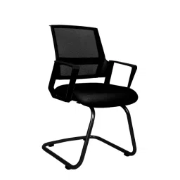 Mango Blossom Solitaire VC Bamboo Visitor Chair Black-10