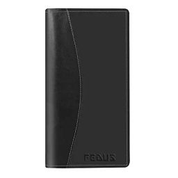FEDUS Documents Holder Canvas for Cheque Book, Cards Black-picture-6