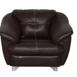 Parin SS C35 1S 1 Seater Leatherette office Sofa , Brown-image-20