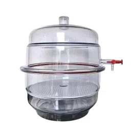 AANIJ Transparent Polycarbonate Polylab Desiccator Vacuum Size 300 mm for Laboratories, ‎55217-1-34