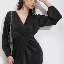 ESPYR By Tokyo Talkies Women Wrap Midi Dress-image-48