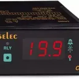 Selec 7Seg LED With Single White Display Confriguration of 3 Digit Cooling Controller ,CH403C-1-NTC-1