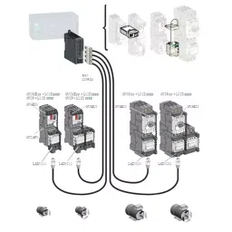 Schneider Electric LAD5C32 Connection Module for GV3P, LC1D, LC2D image 2
