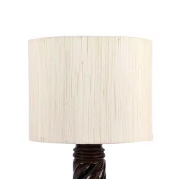 Tucasa NTU-158 B-22 Table Lamp with Wood Base (Beige) image 3