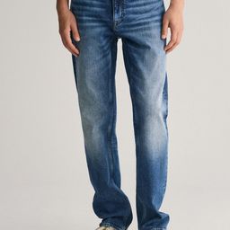 GANT Men Low Distress Heavy Fade Jeans-image-49