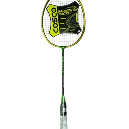 COSCO CB120 Tempered Steel and Aluminium Strung Badminton Racquet - Black Green-25