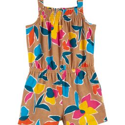 Carter's Baby 1-Piece Brown Floral Romper- Brown-image-60