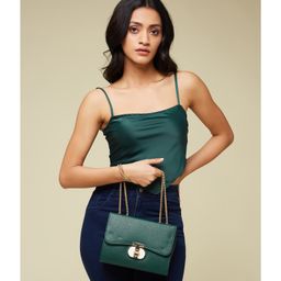 Fargo Women Green Sling Bag 5L Capacity-image-21