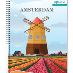 Apsara Unruled Spiral Notebook - 180 Pages (Print may vary)-75