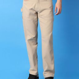 V-Mart Men Solid Regular Fit Mid-Rise Trousers-image-46