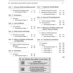 oswaal books Oswaal ISC Question Bank Chapterwise & Topicwise Solved Papers Class 11 Physics For 2026 Exam- English image 2