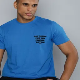 HRX by Hrithik Roshan Men Printed Pure Cotton Pockets T-shirt-image-49