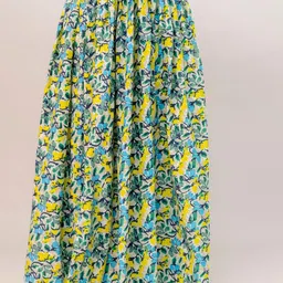 SUNEKH Printed Flared Maxi Skirt-image-28