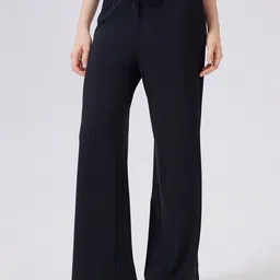 LULU & SKY Women Wide Leg Mid-Rise Trousers-picture-22