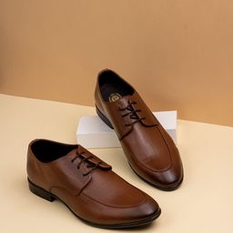 ATESBER by Inc.5 Men Leather Pointed-Toe Formal Derbys-image-90