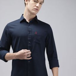 U.S. Polo Assn. Tailored Fit Self Striped Casual Shirt-image-28