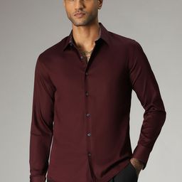 Banana Club Men Classic Slim Fit Opaque Printed Casual Shirt-picture-37