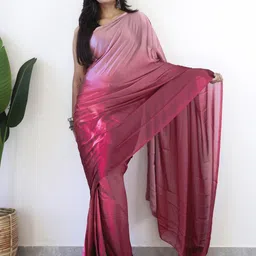 Anouk Rustic Ombre Poly Georgette Saree-8