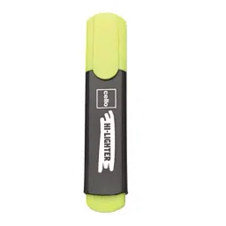 Cello Hi-Lighter with Chisel Points Yellow (Pack of 10 Pcs) image 3