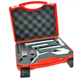 A.D INTERNATIONAL Starter Engineer Kit with Plastic Carry Case Includes Try Squares, Center Squares, Carbide Scriber Pen, & Y Center Finder, ZJ-PQD8-O6AS-29