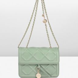 French Connection Checked Structured Shoulder Bag-18