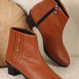 Denill Women Mid-Top Ankle-Heel Winter Boots-31
