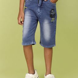 V-Mart Boys Mid-Rise Washed Denim Shorts Technology-image-26